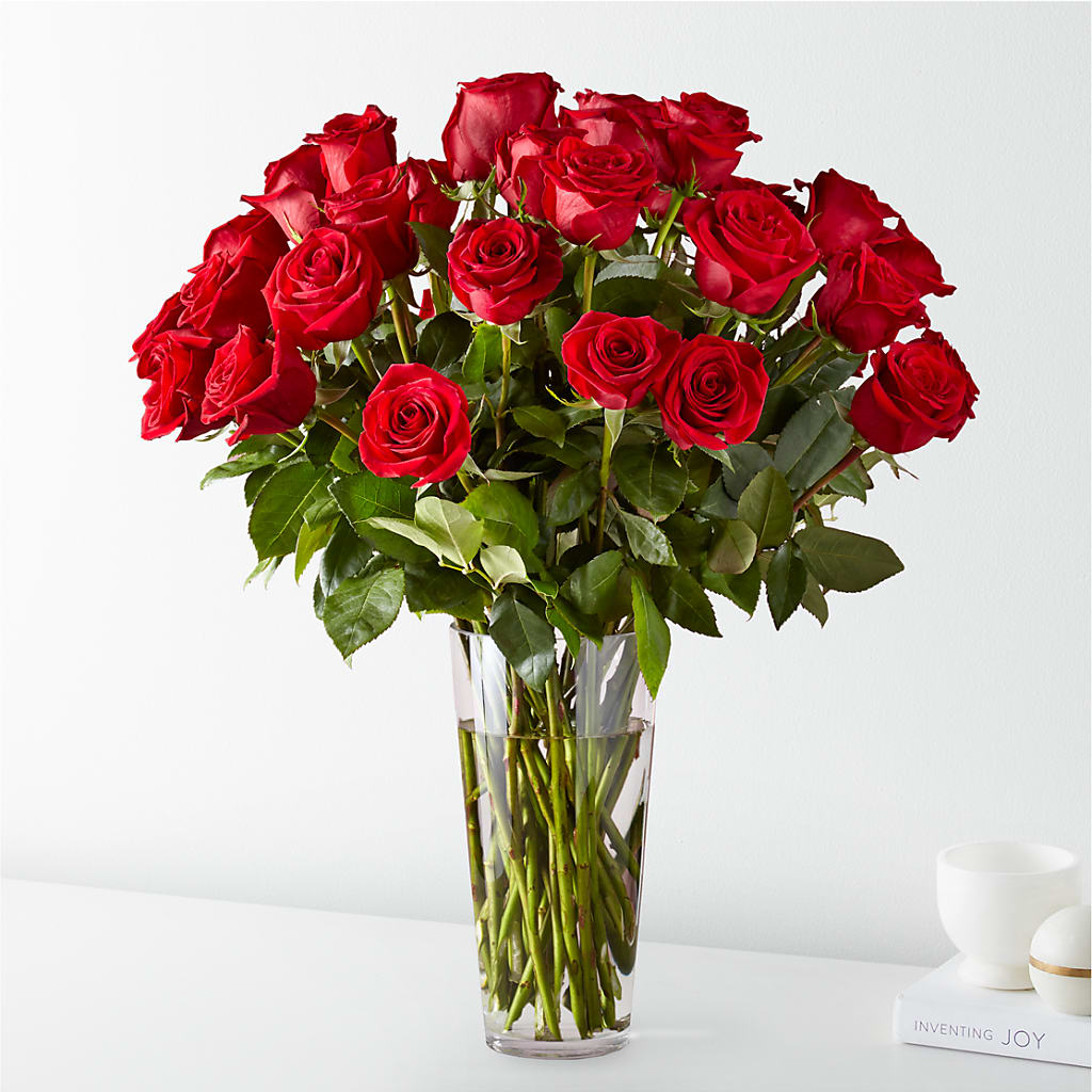Long Stem Red Rose Bouquet – BLOOMERS FLOWERS & GIFTS, Campbell CA