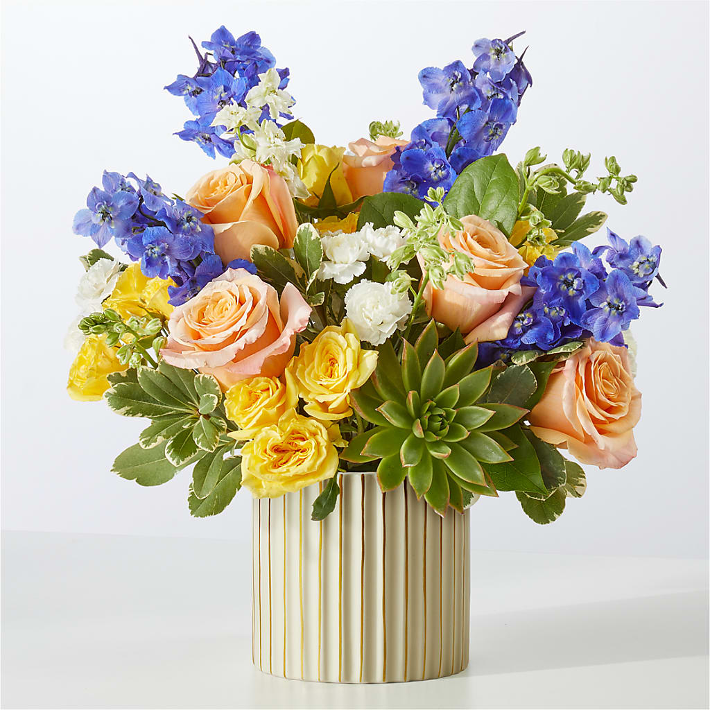Cobalt Reverie Bouquet – BLOOMERS FLOWERS & GIFTS, Campbell CA