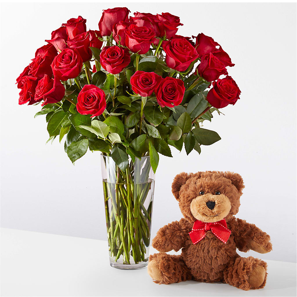 Romantic Long Stem Red Rose Bouquet Bundles – BLOOMERS FLOWERS & GIFTS, Campbell CA