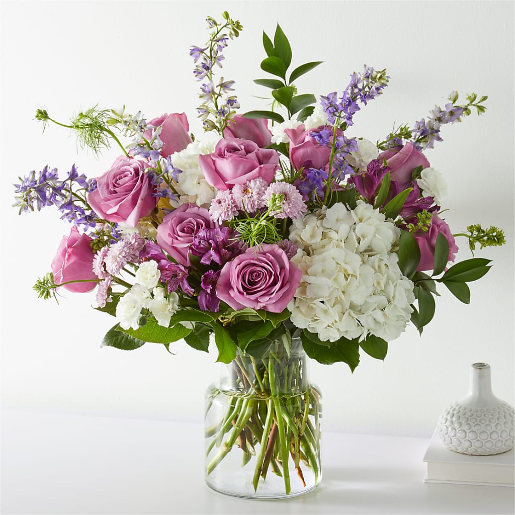 Violet Caress Bouquet – BLOOMERS FLOWERS & GIFTS, Campbell CA