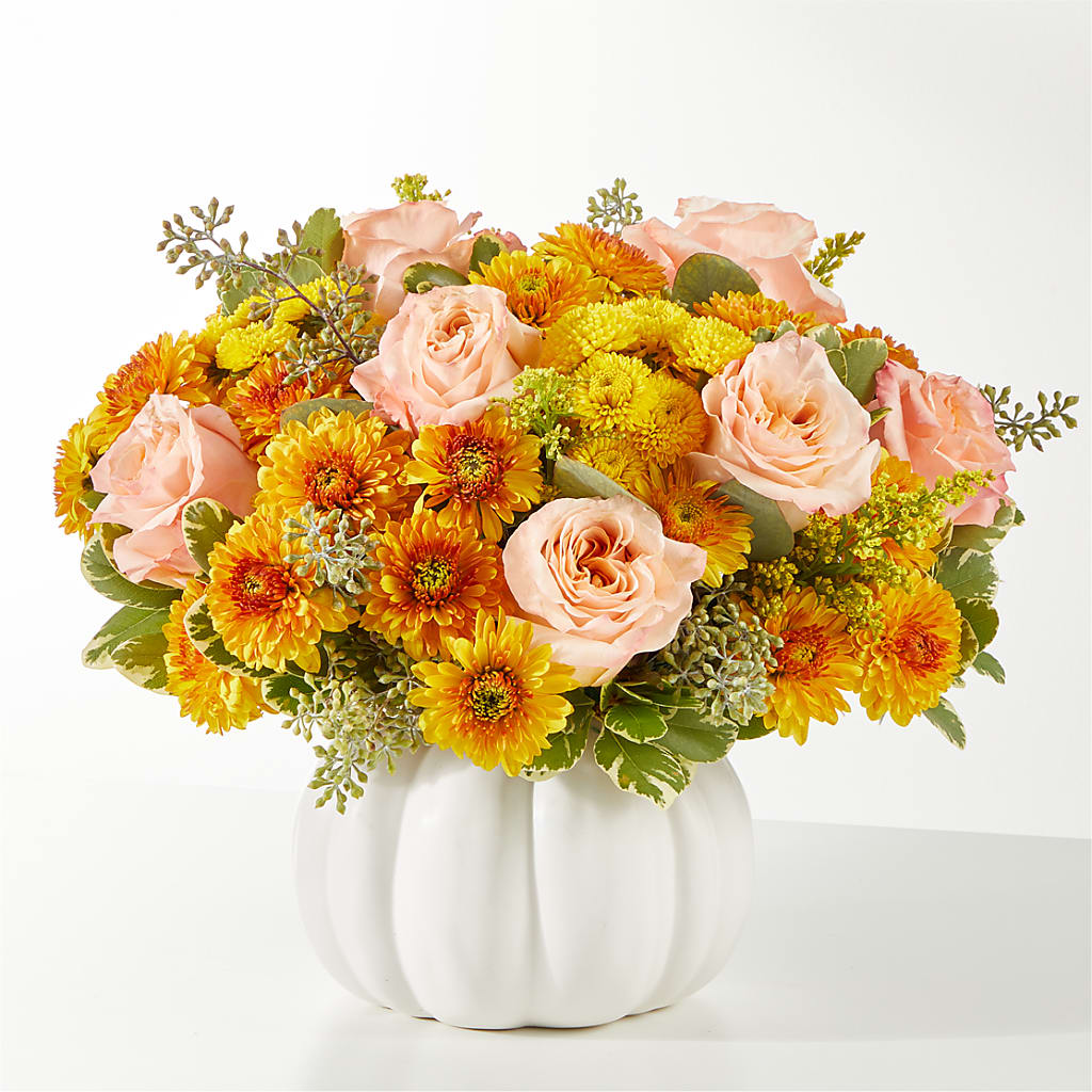 Peachy Pumpkin – BLOOMERS FLOWERS & GIFTS, Campbell CA
