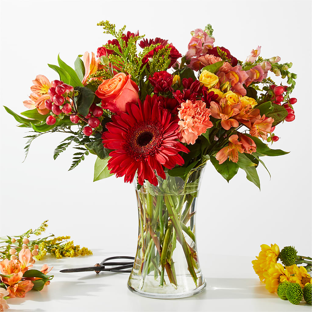 Fall Delight – A Florist Original – BLOOMERS FLOWERS & GIFTS, Campbell CA