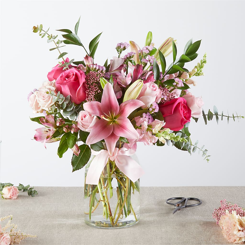 Pink Ribbon - A Florist Original – BLOOMERS FLOWERS & GIFTS, Campbell CA