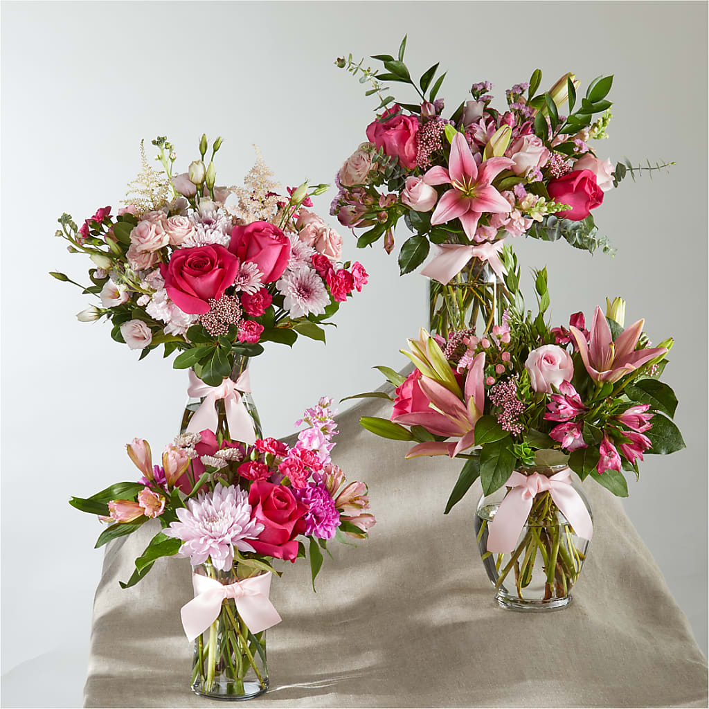 Pink Ribbon - A Florist Original – BLOOMERS FLOWERS & GIFTS, Campbell CA