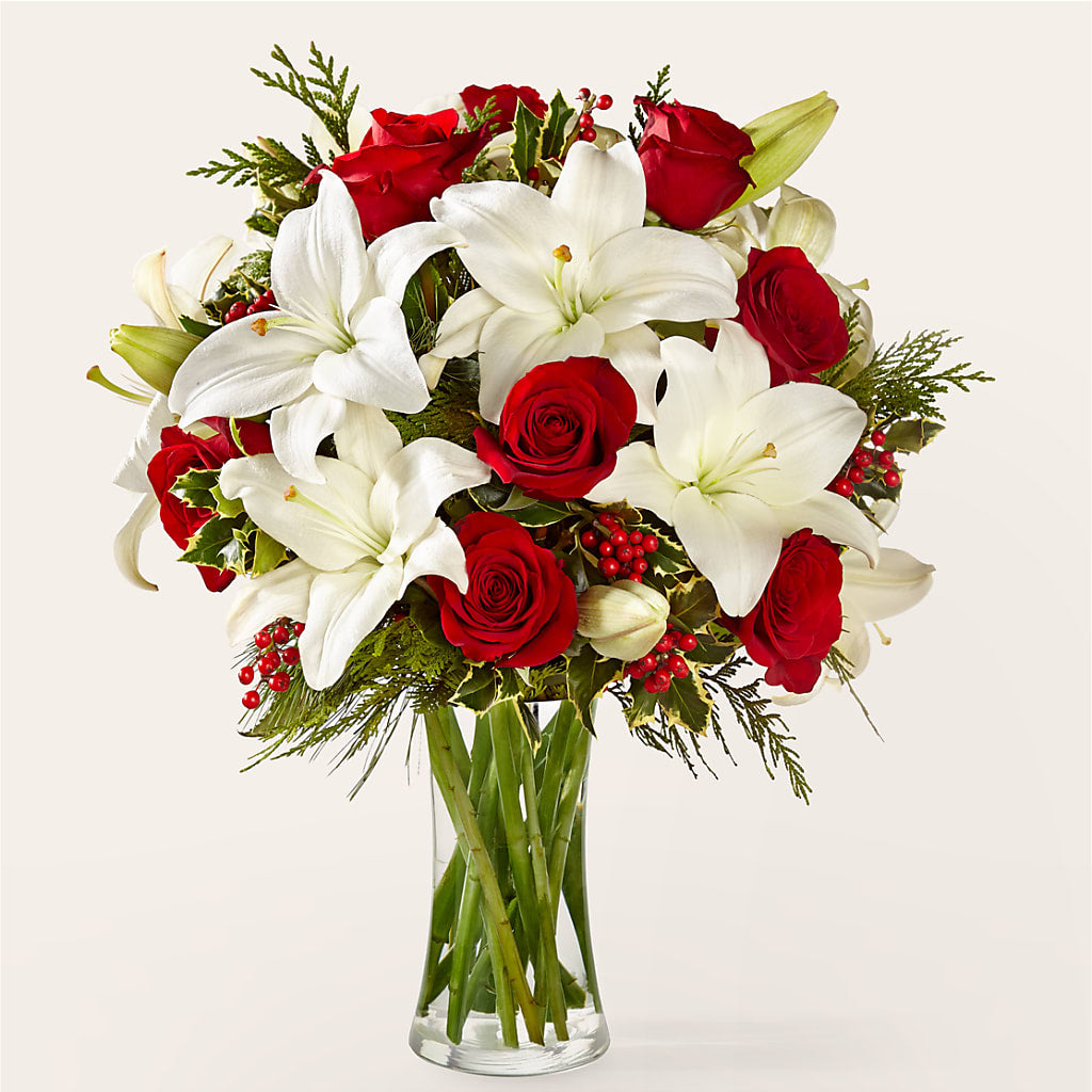 Sparkling Snowflakes Bouquet – BLOOMERS FLOWERS & GIFTS, Campbell CA