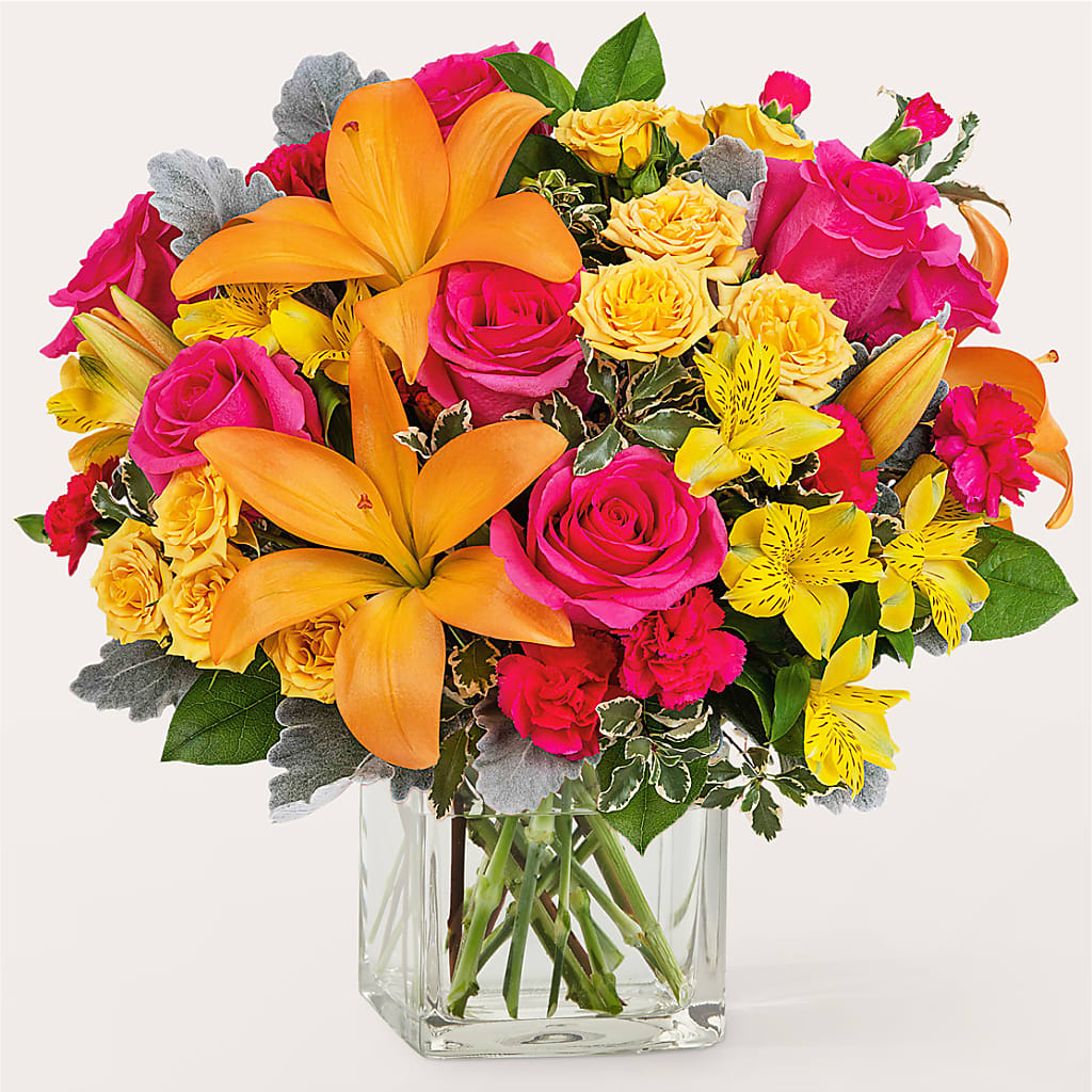 To the Tropics Bouquet – BLOOMERS FLOWERS & GIFTS, Campbell CA