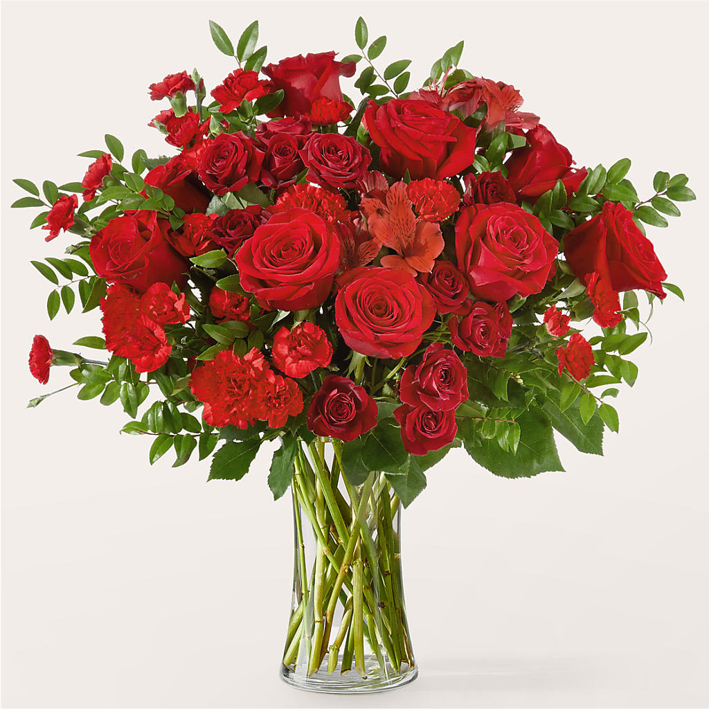 Brilliant Ruby Bouquet – BLOOMERS FLOWERS & GIFTS, Campbell CA