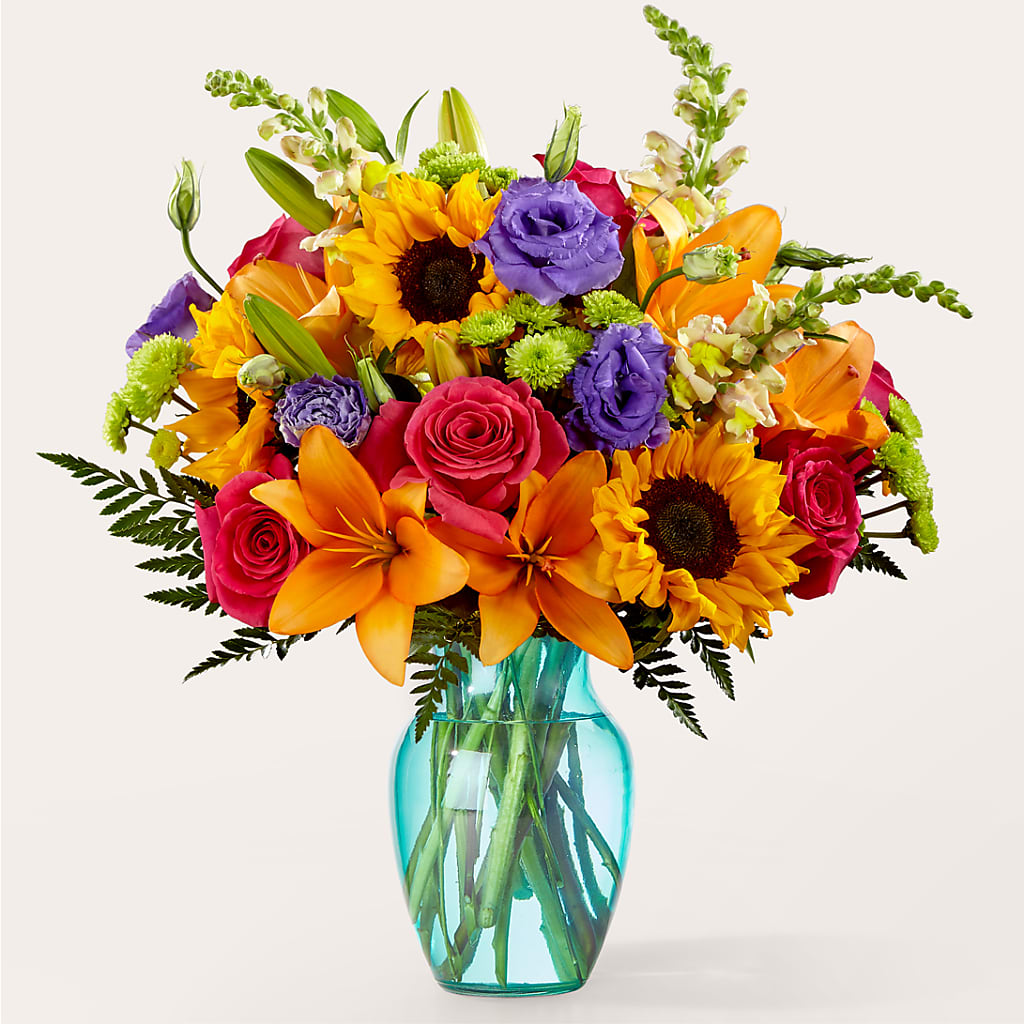 Double Rainbow Bouquet – BLOOMERS FLOWERS & GIFTS, Campbell CA