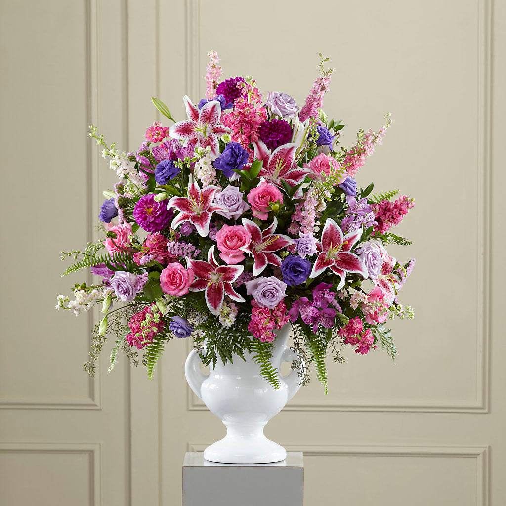 Peaceful Tribute Arrangement – BLOOMERS FLOWERS & GIFTS, Campbell CA