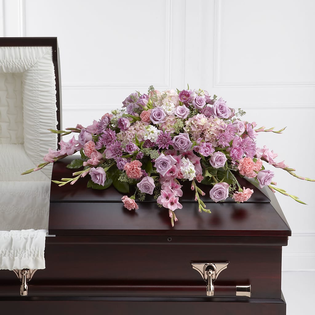 Immorata Casket Spray – BLOOMERS FLOWERS & GIFTS, Campbell CA
