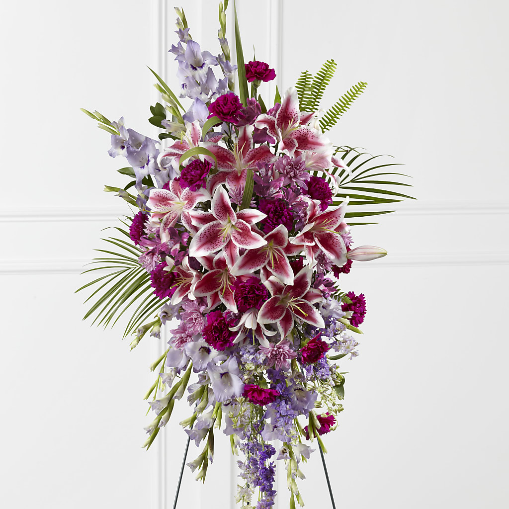 Tender Touch Standing Spray – BLOOMERS FLOWERS & GIFTS, Campbell CA