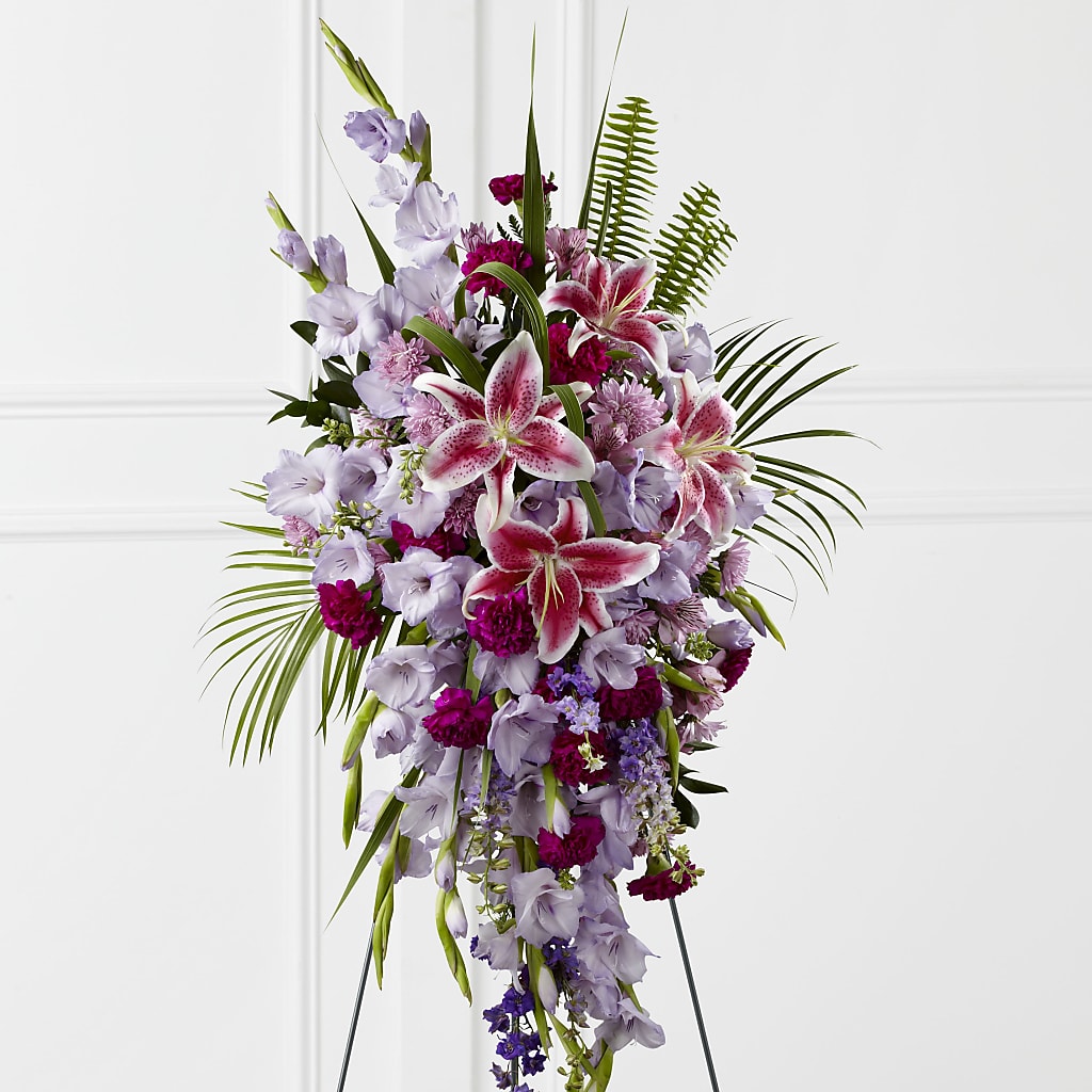 Tender Touch Standing Spray – BLOOMERS FLOWERS & GIFTS, Campbell CA