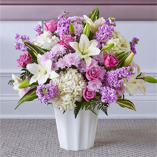 Heaven Sent Floor Basket – BLOOMERS FLOWERS & GIFTS, Campbell CA