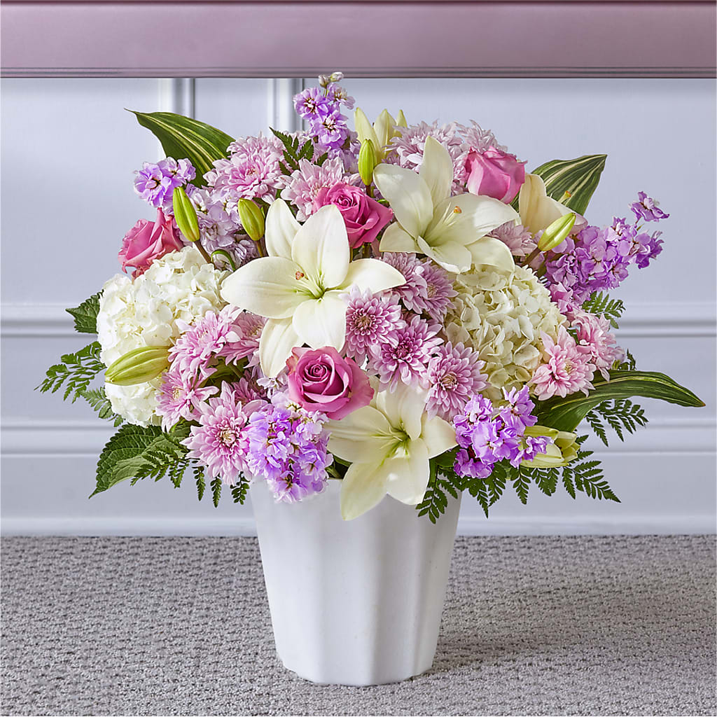 Heaven Sent Floor Basket – BLOOMERS FLOWERS & GIFTS, Campbell CA