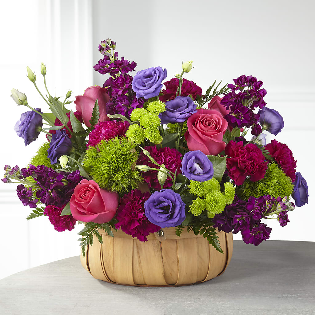 Serene Sanctuary Basket – BLOOMERS FLOWERS & GIFTS, Campbell CA