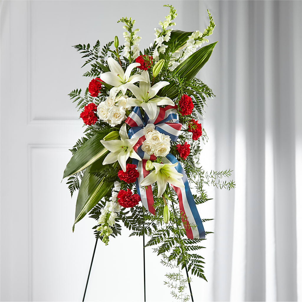 Stars of Life Standing Spray – BLOOMERS FLOWERS & GIFTS, Campbell CA
