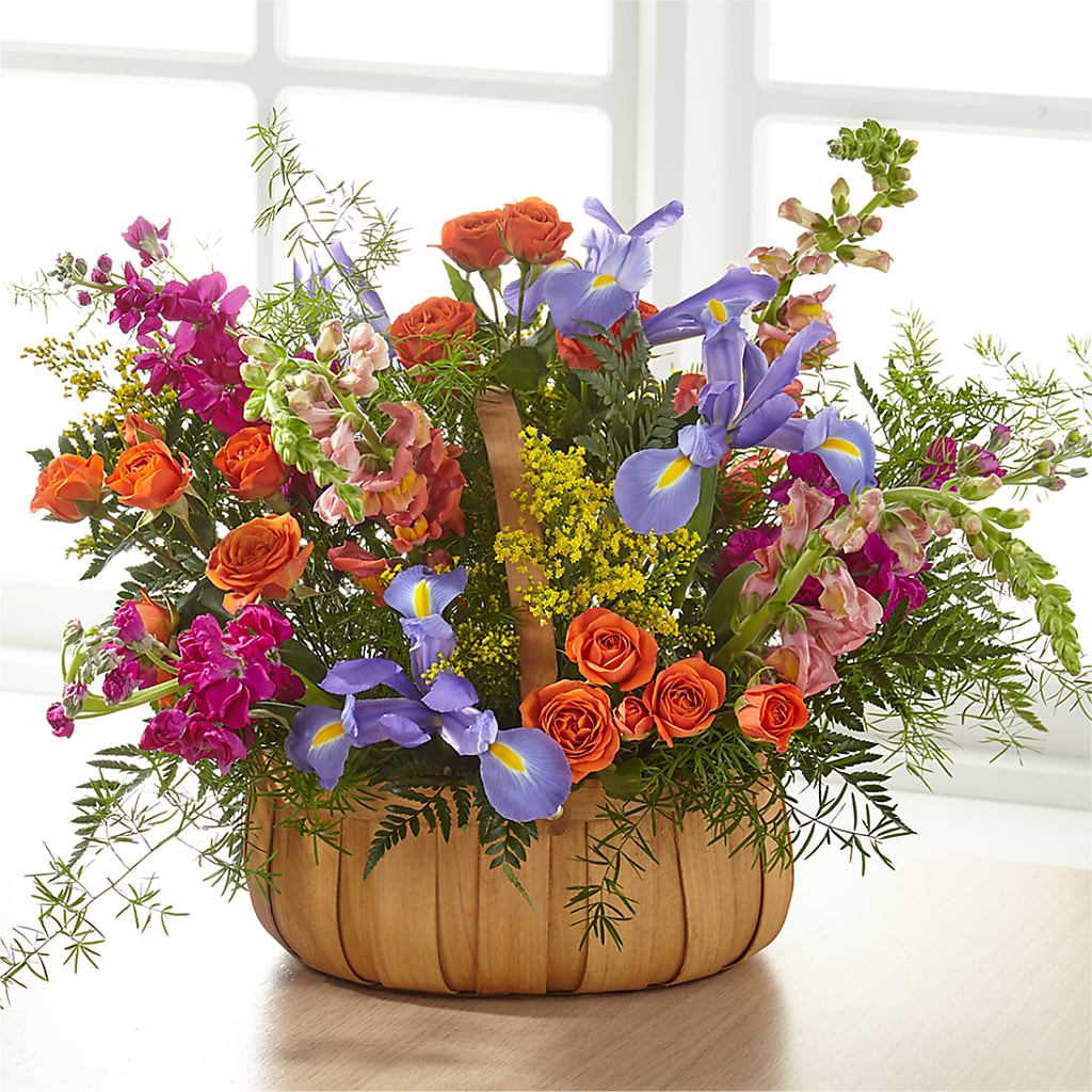 Garden of Life Basket – BLOOMERS FLOWERS & GIFTS, Campbell CA