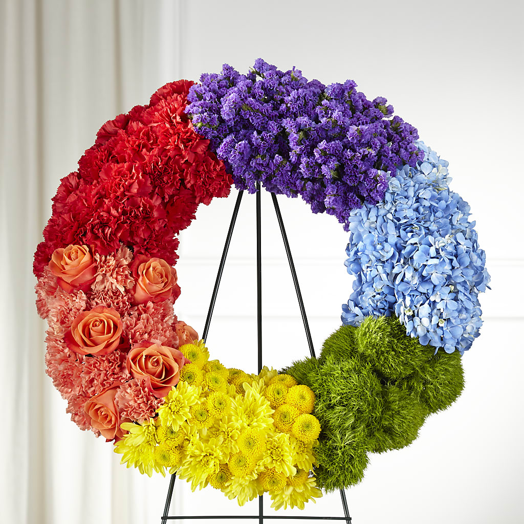 Circle of Love Wreath – BLOOMERS FLOWERS & GIFTS, Campbell CA