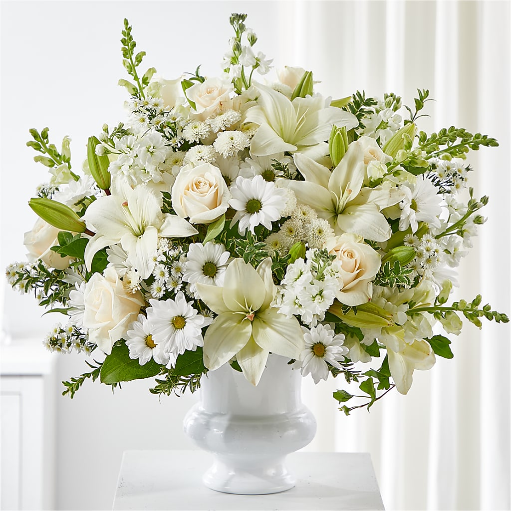 Uplifting Urn Arrangement – BLOOMERS FLOWERS & GIFTS, Campbell CA