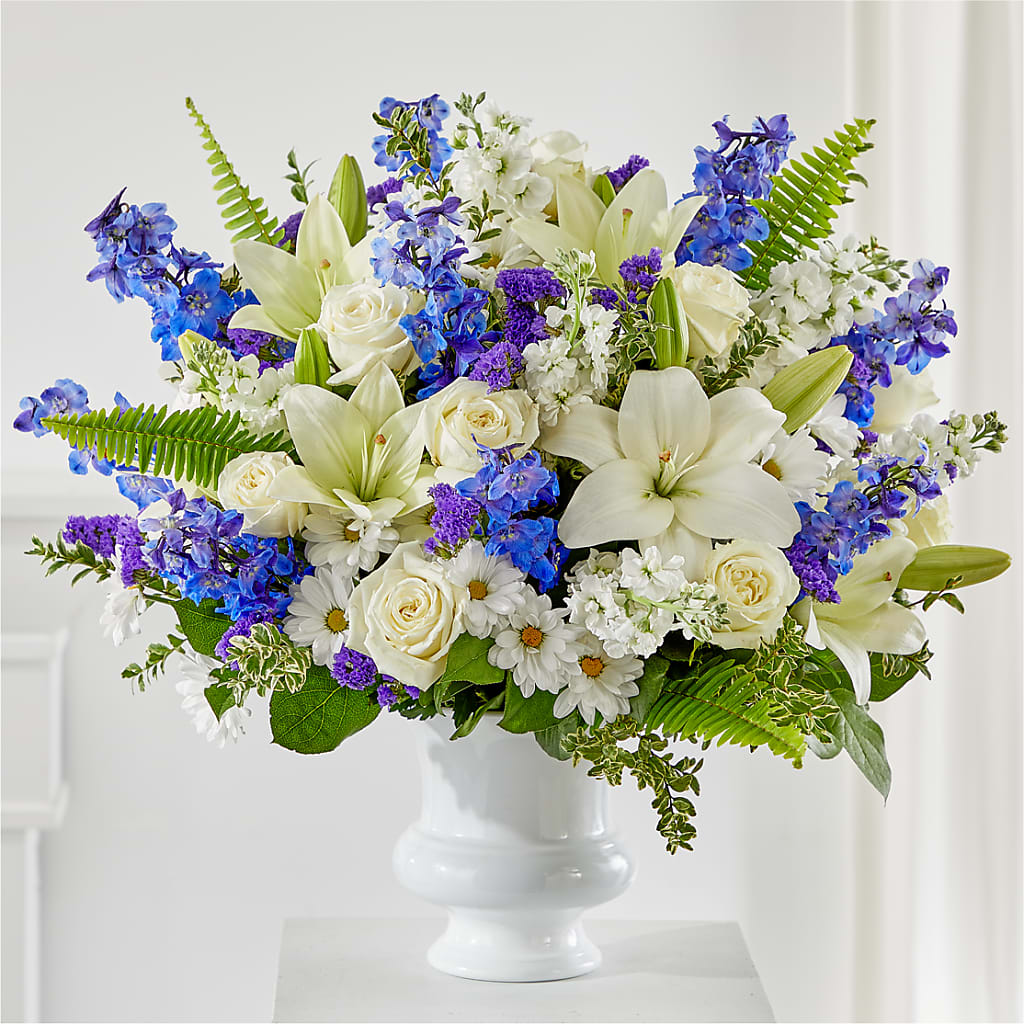 Expressions of Hope Urn Arrangement – BLOOMERS FLOWERS & GIFTS, Campbell CA
