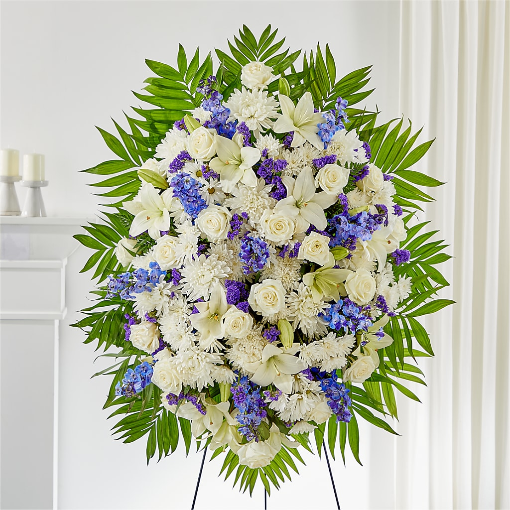 At Rest Standing Spray – BLOOMERS FLOWERS & GIFTS, Campbell CA