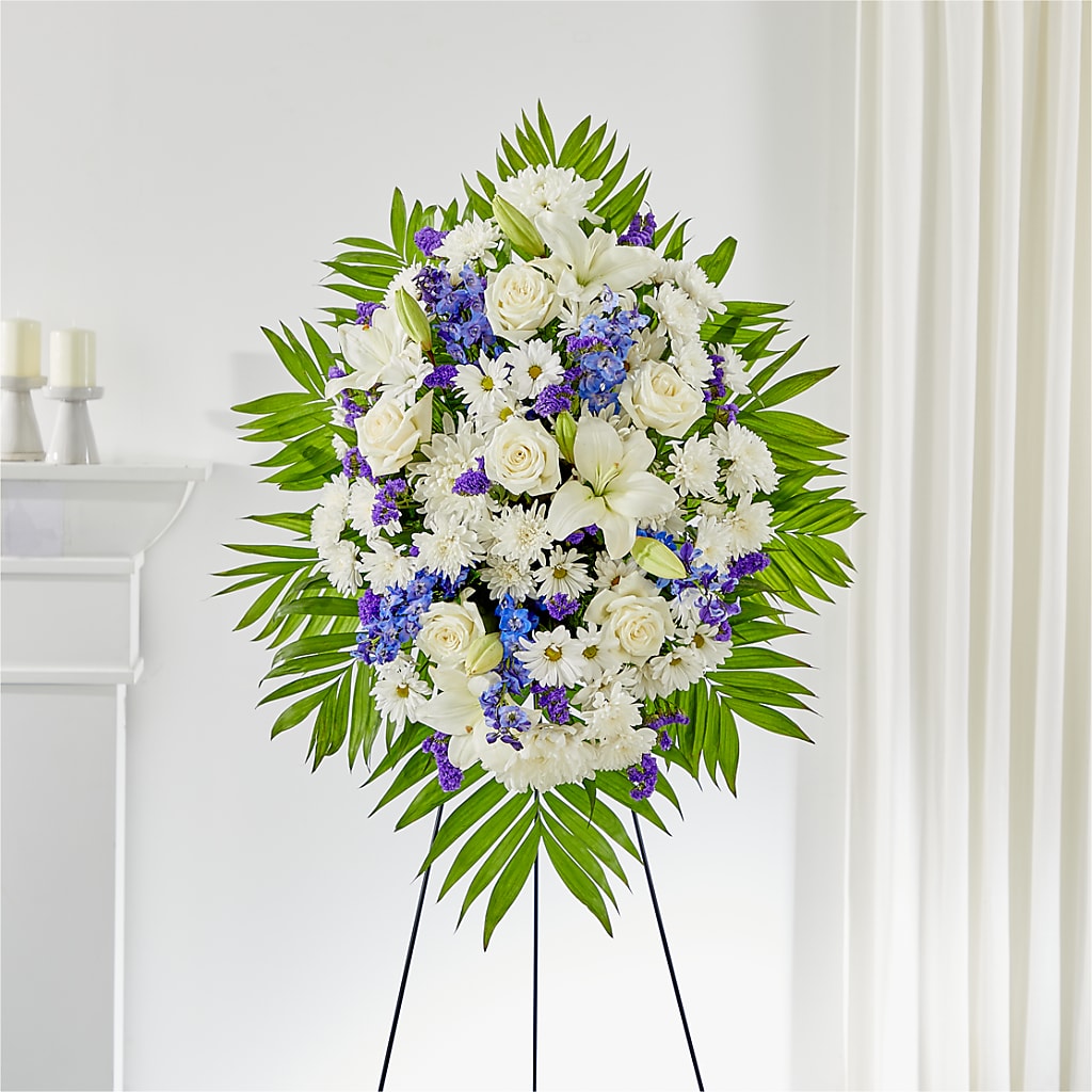 At Rest Standing Spray – BLOOMERS FLOWERS & GIFTS, Campbell CA