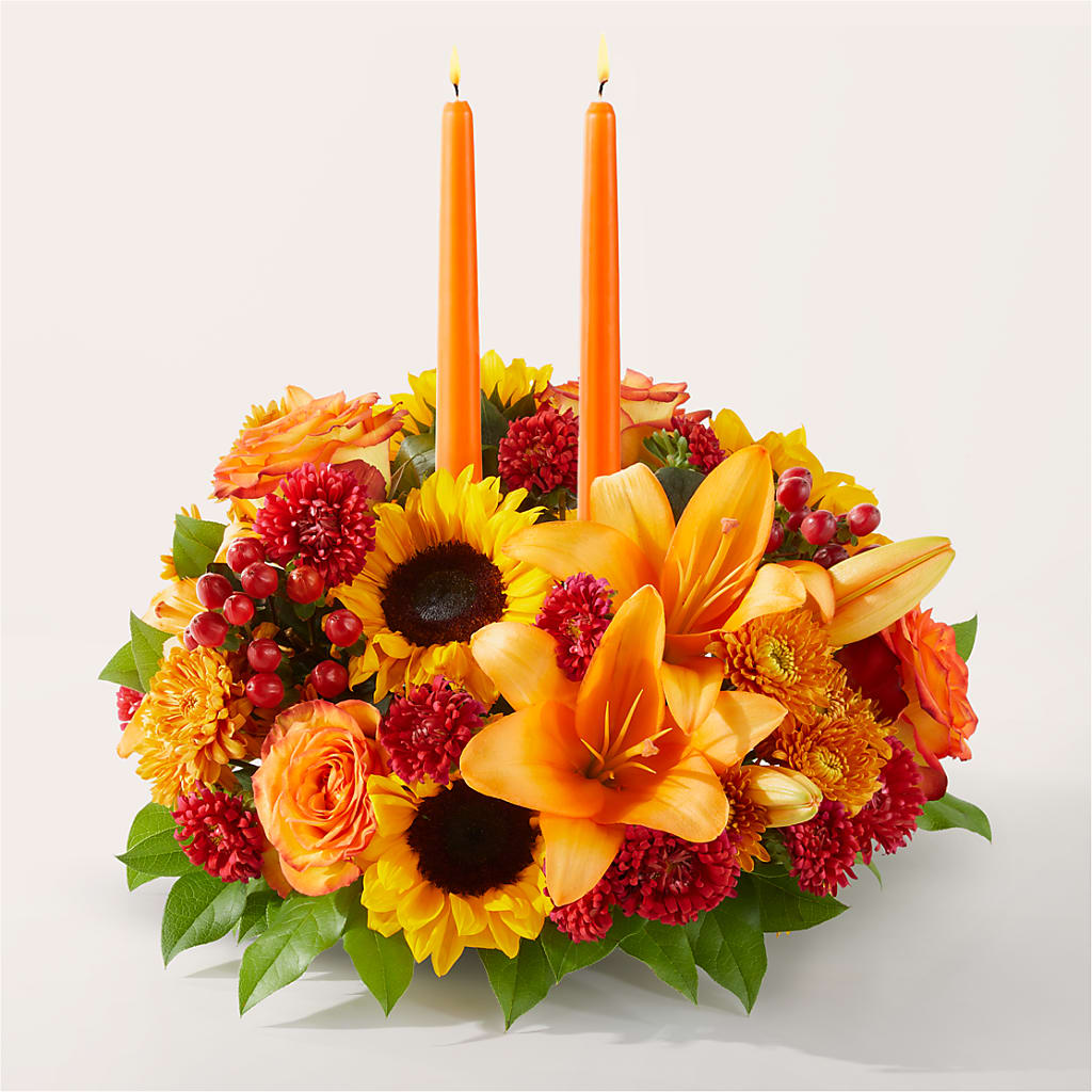 Grateful Centerpiece – BLOOMERS FLOWERS & GIFTS, Campbell CA