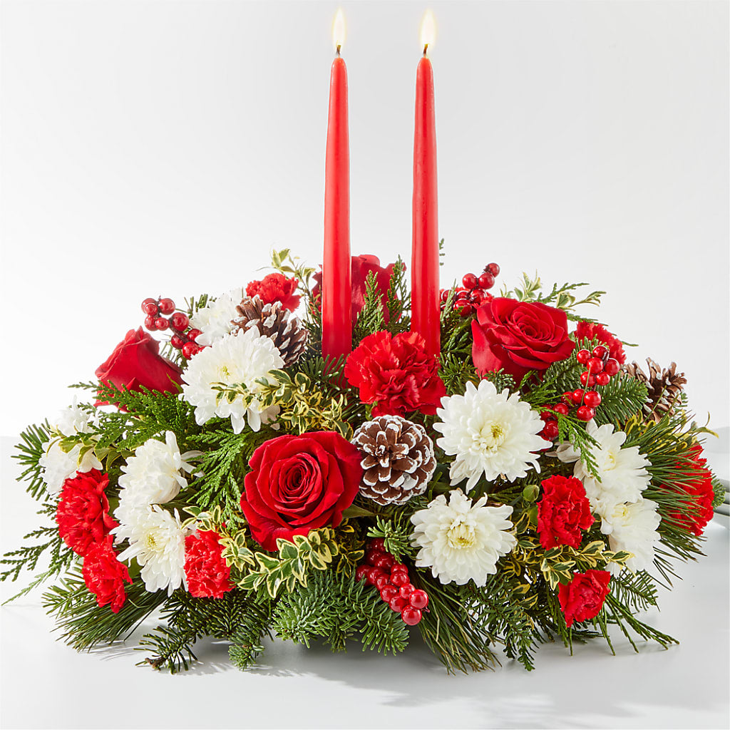 Holiday Soiree Centerpiece – BLOOMERS FLOWERS & GIFTS, Campbell CA