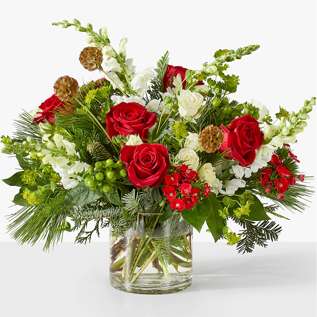 Deck the Halls Bouquet – BLOOMERS FLOWERS & GIFTS, Campbell CA