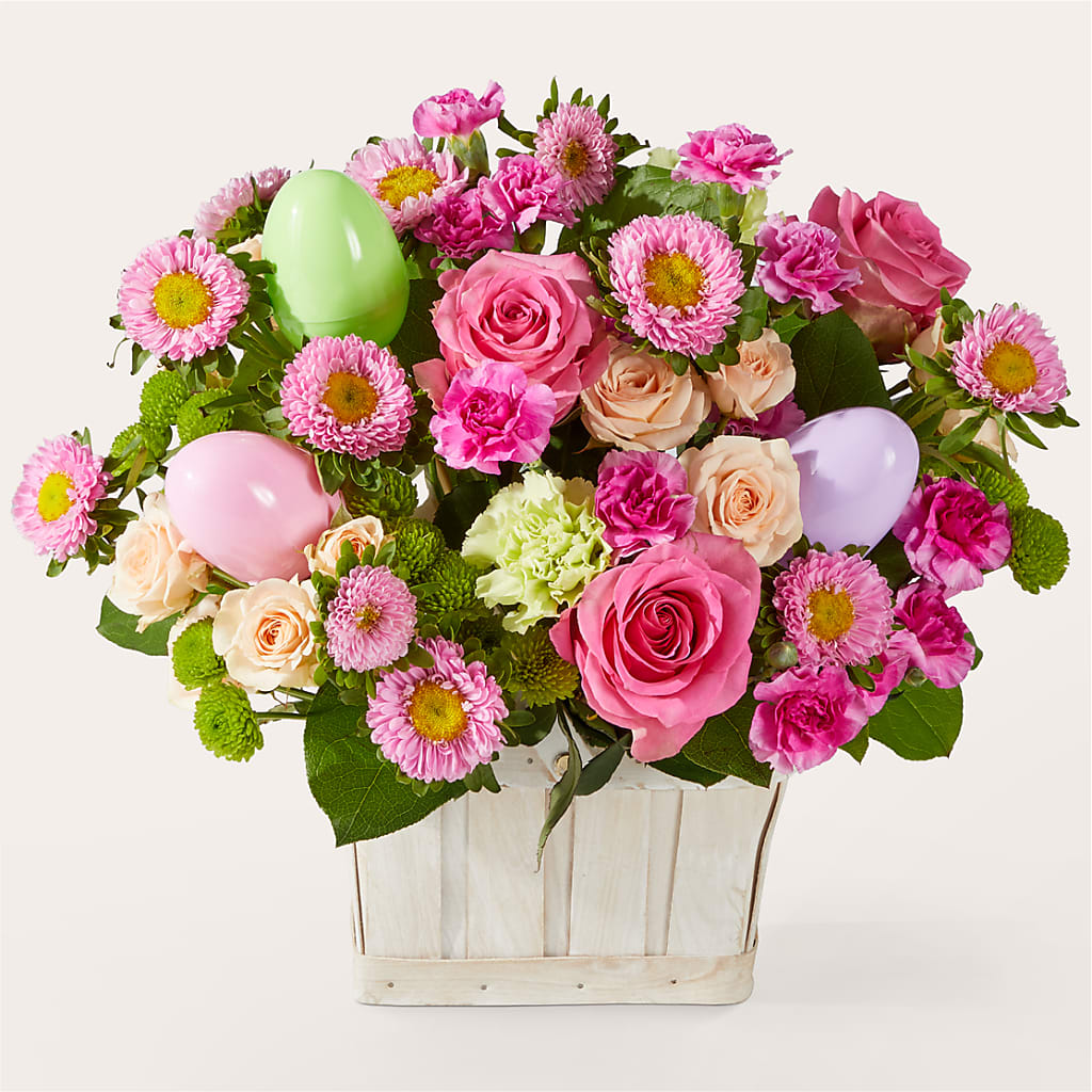 Get Eggcited Basket – BLOOMERS FLOWERS & GIFTS, Campbell CA