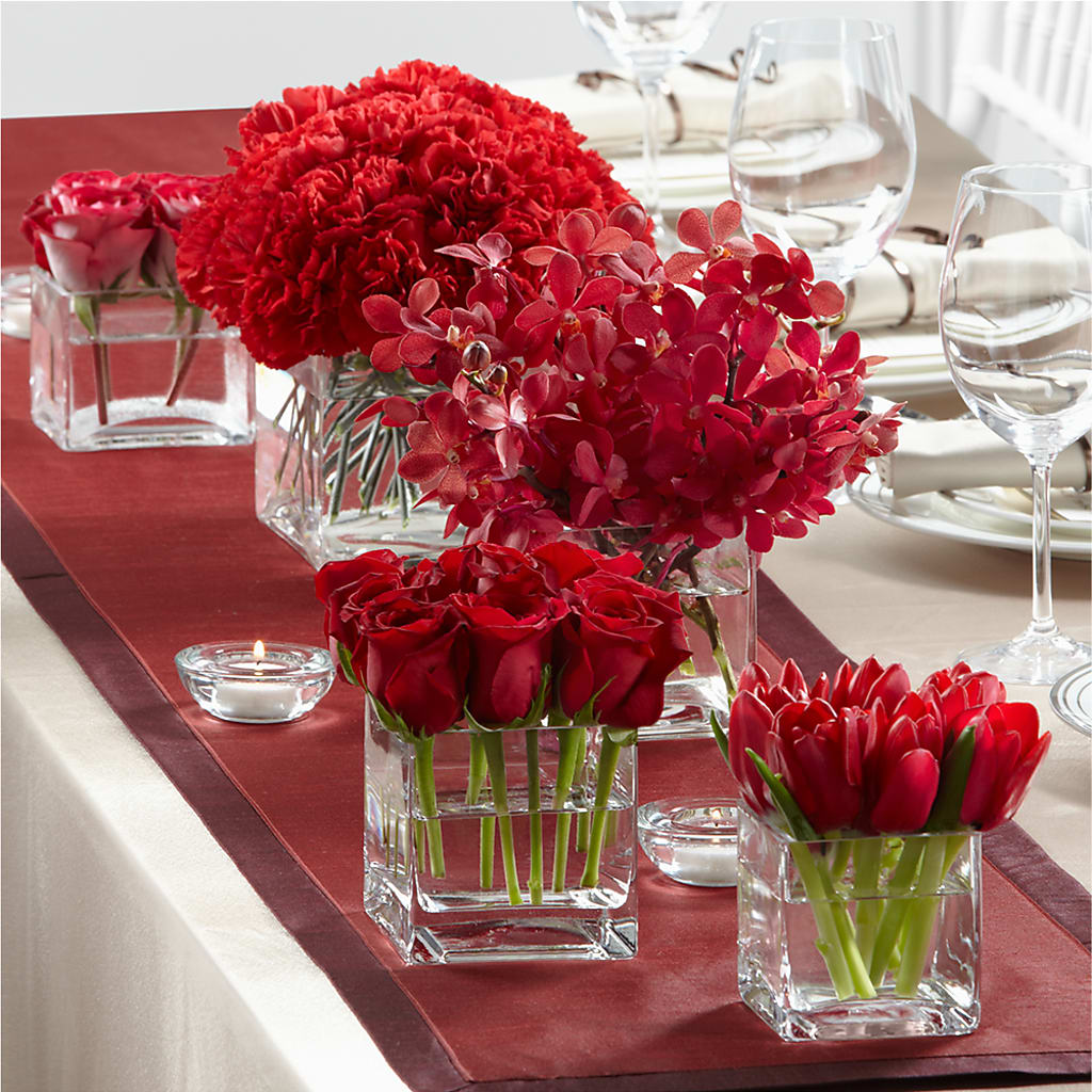 Modern Grace Centerpiece – BLOOMERS FLOWERS & GIFTS, Campbell CA