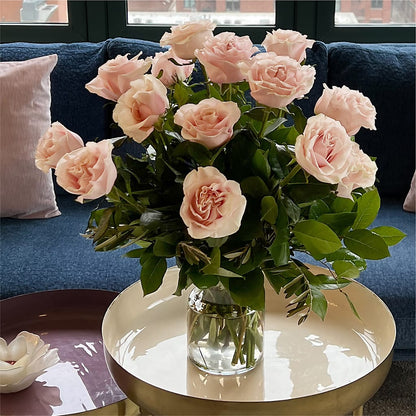 Long Stem Pink Rose Bouquet – BLOOMERS FLOWERS & GIFTS, Campbell CA