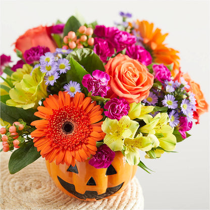 Tricks & Treats Pumpkin – BLOOMERS FLOWERS & GIFTS, Campbell CA