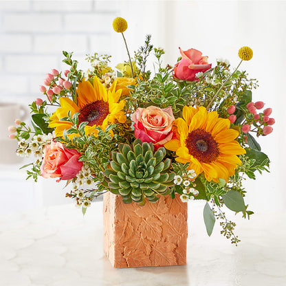 Sunflower Season Bouquet – BLOOMERS FLOWERS & GIFTS, Campbell CA