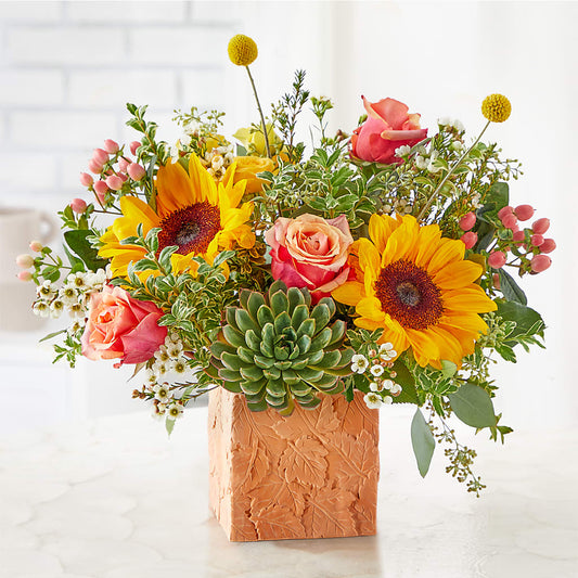 Sunflower Season Bouquet – BLOOMERS FLOWERS & GIFTS, Campbell CA