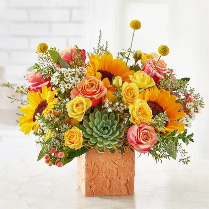 Sunflower Season Bouquet – BLOOMERS FLOWERS & GIFTS, Campbell CA