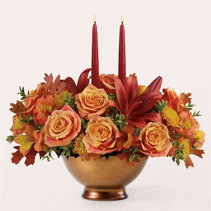 Harvest Table Centerpiece – BLOOMERS FLOWERS & GIFTS, Campbell CA