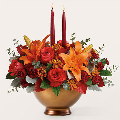 Fruits of Fall Centerpiece – BLOOMERS FLOWERS & GIFTS, Campbell CA