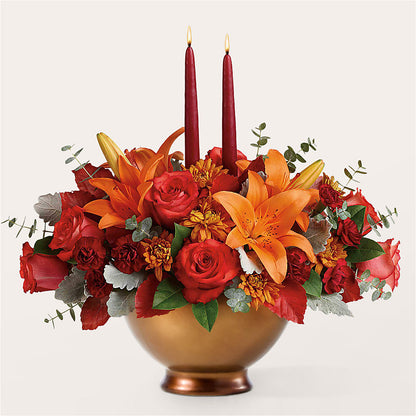 Fruits of Fall Centerpiece – BLOOMERS FLOWERS & GIFTS, Campbell CA