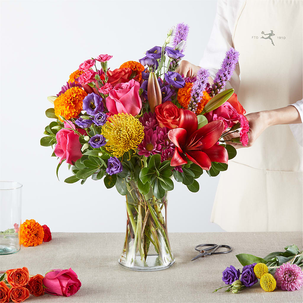 Feast of Color – A Florist Original – BLOOMERS FLOWERS & GIFTS, Campbell CA