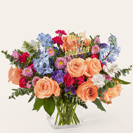 Birthday Bash Bouquet – BLOOMERS FLOWERS & GIFTS, Campbell CA