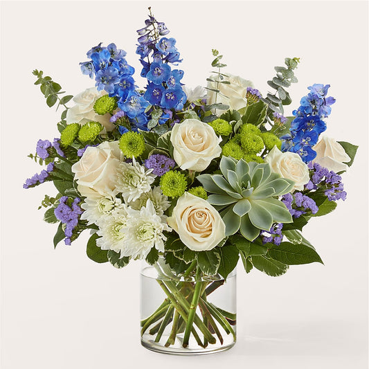 Cerulean Waves Bouquet – BLOOMERS FLOWERS & GIFTS, Campbell CA