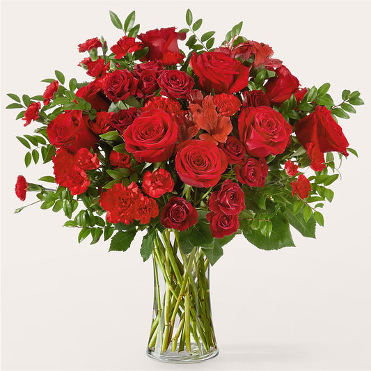 Brilliant Ruby Bouquet – BLOOMERS FLOWERS & GIFTS, Campbell CA