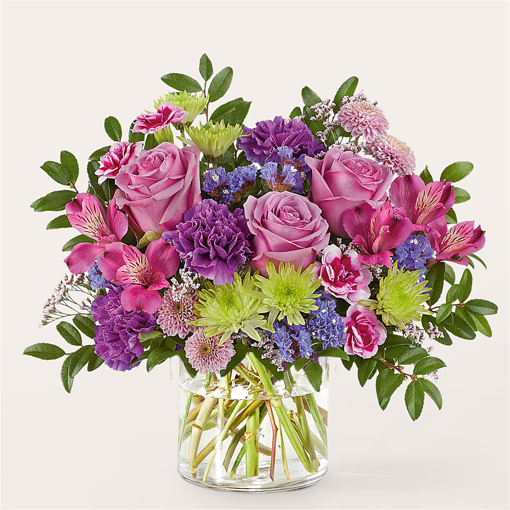 Glass Half Full Bouquet – BLOOMERS FLOWERS & GIFTS, Campbell CA