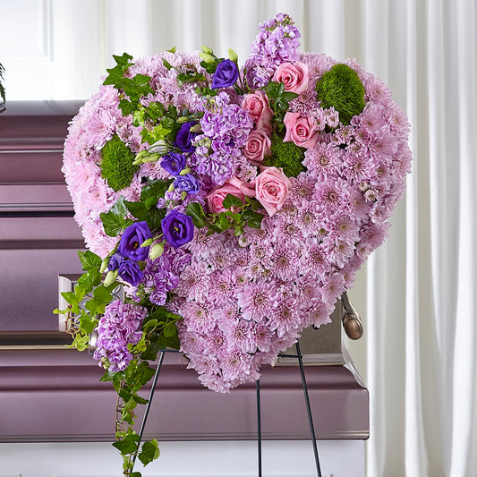Treasured Love Standing Heart – BLOOMERS FLOWERS & GIFTS, Campbell CA