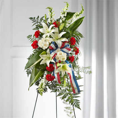 Stars of Life Standing Spray – BLOOMERS FLOWERS & GIFTS, Campbell CA