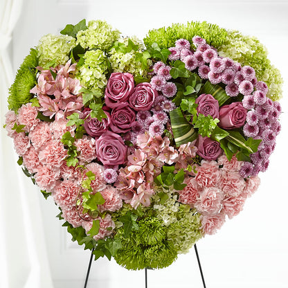 Heartwarming Standing Heart – BLOOMERS FLOWERS & GIFTS, Campbell CA