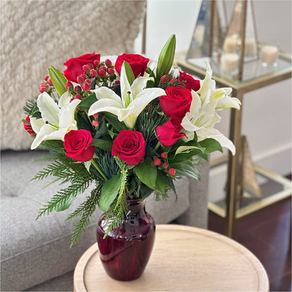 Evergreen Delight Bouquet – BLOOMERS FLOWERS & GIFTS, Campbell CA