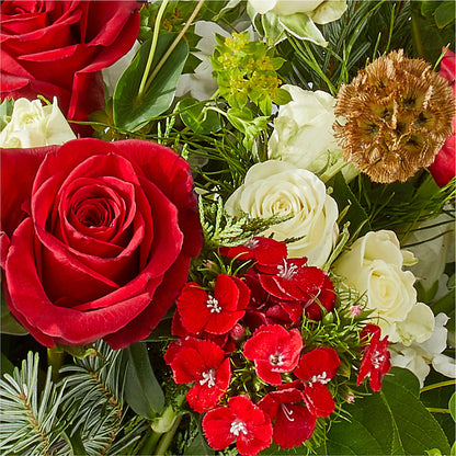 Deck the Halls Bouquet – BLOOMERS FLOWERS & GIFTS, Campbell CA