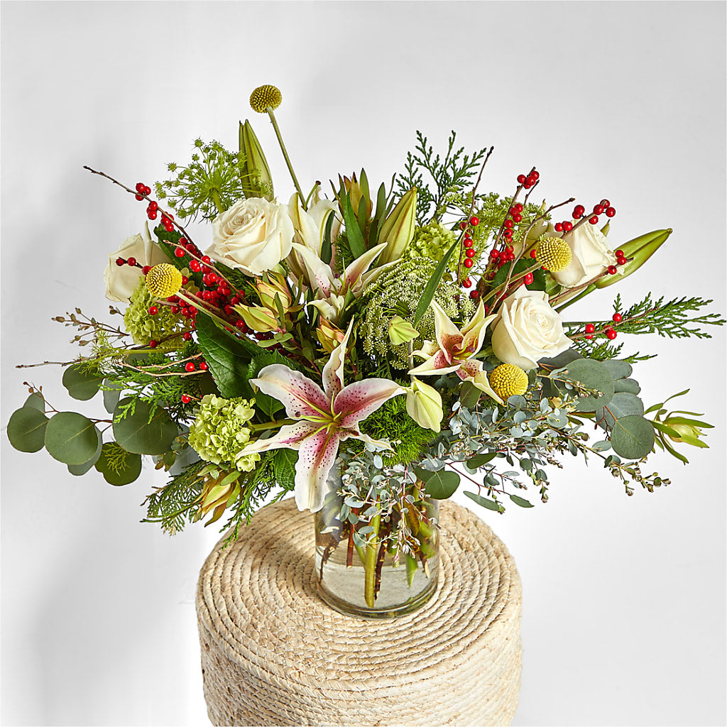 Berry & Bright Bouquet – BLOOMERS FLOWERS & GIFTS, Campbell CA